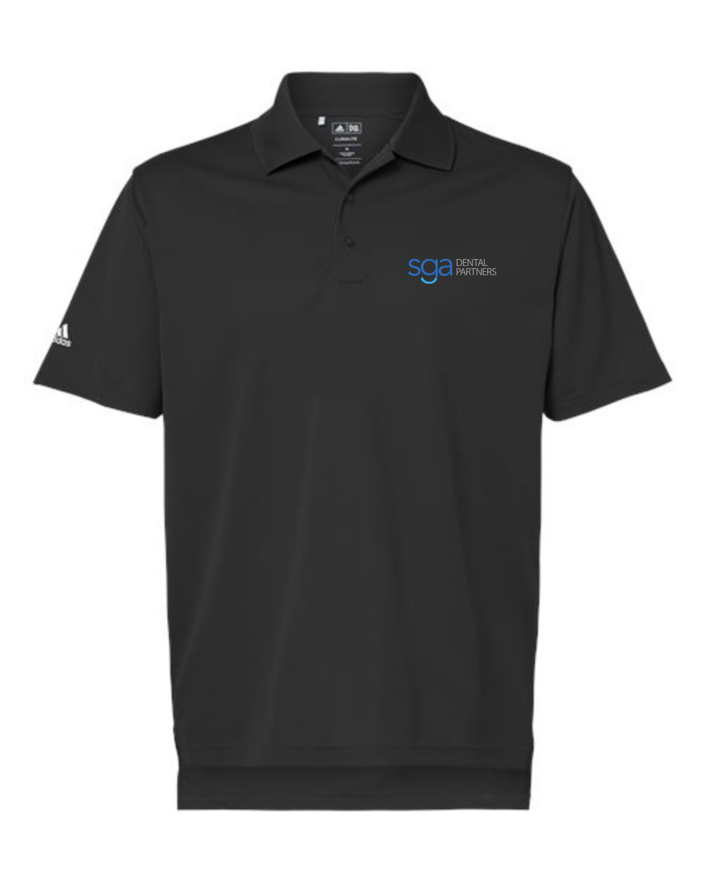 Men's Adidas Basic Sport Polo - Black