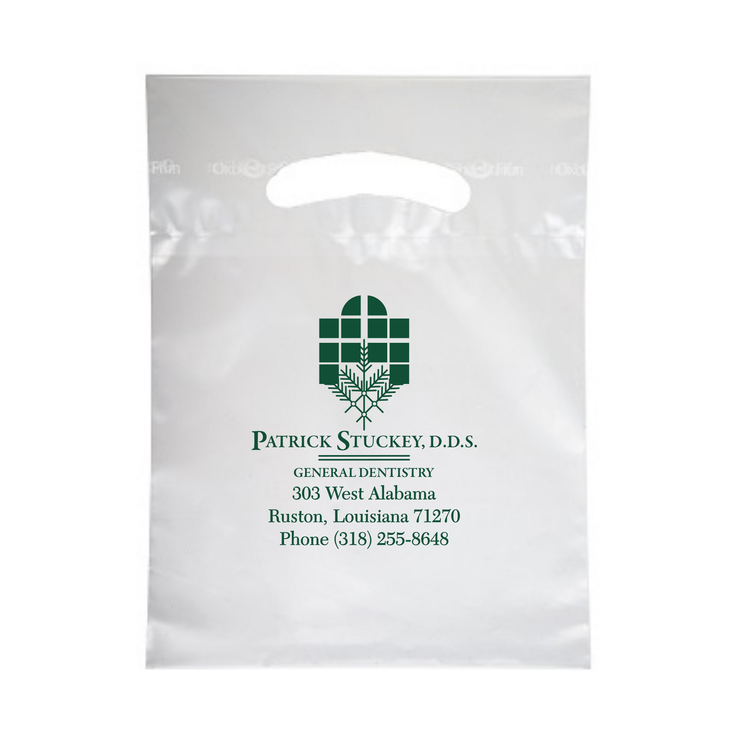 LA Frosted Reusable Die Cut Bag