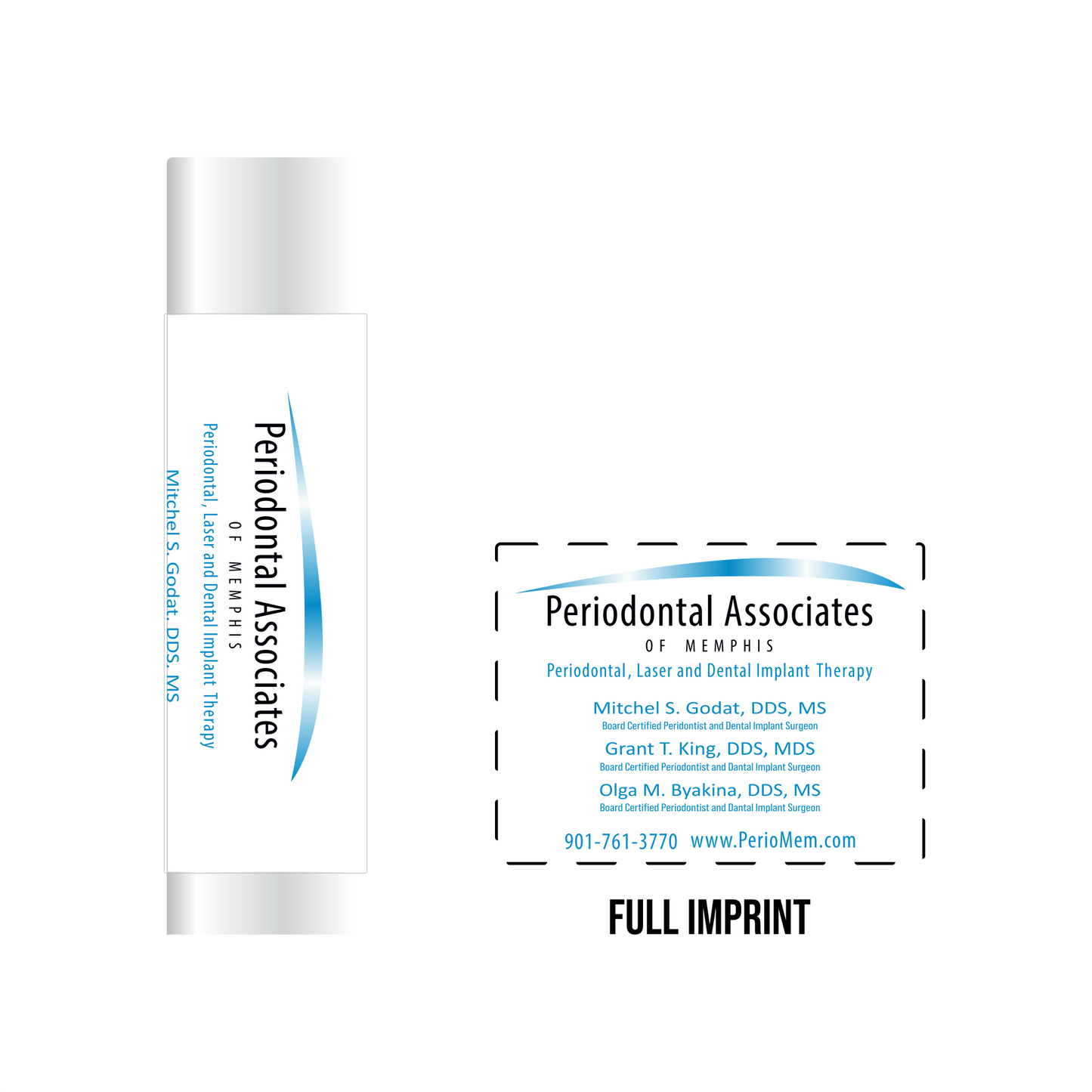PERIO MEMPHIS SPF 15 Lip Balm in White Tube