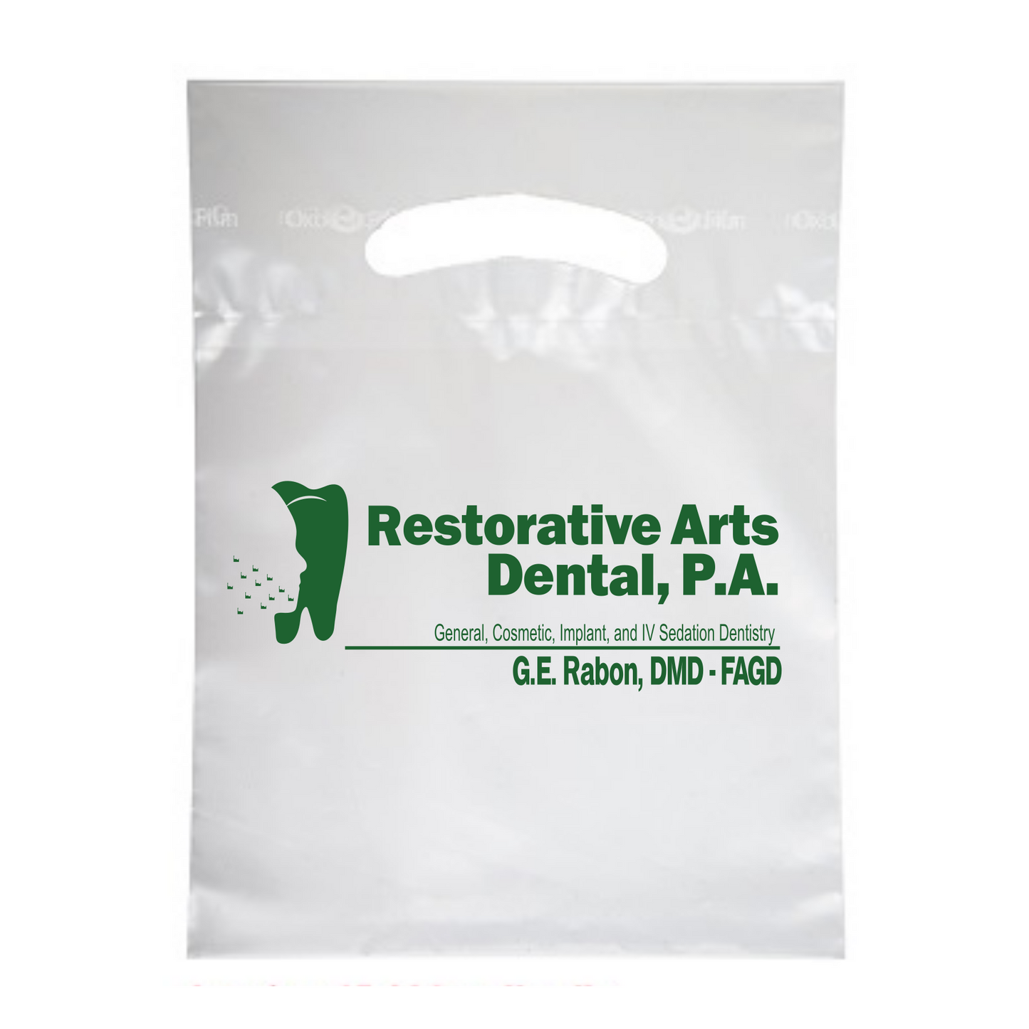 SC Frosted Reusable Die Cut Bag
