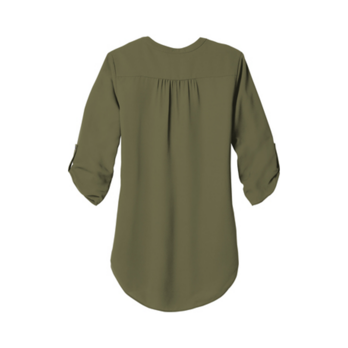 Ladies 3/4 Sleeve Tunic Blouse