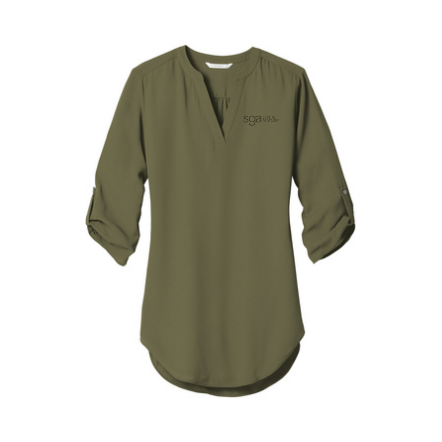 Ladies 3/4 Sleeve Tunic Blouse