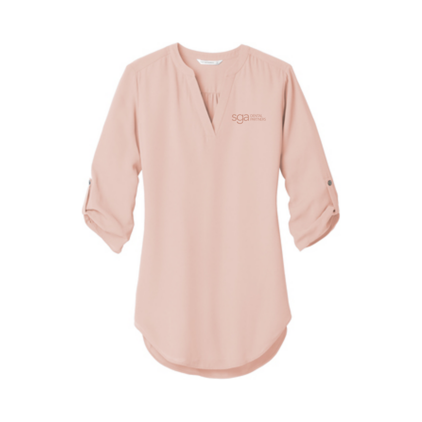 Ladies 3/4 Sleeve Tunic Blouse