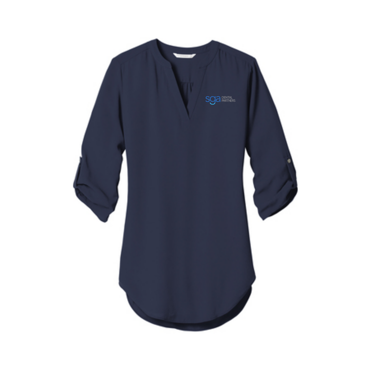 Ladies 3/4 Sleeve Tunic Blouse