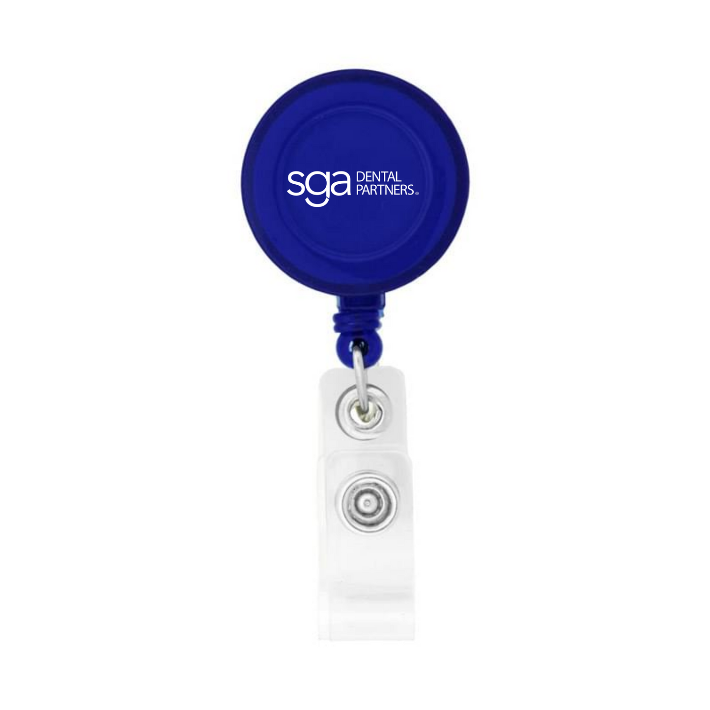 SGA Round Retractable Badge Holder