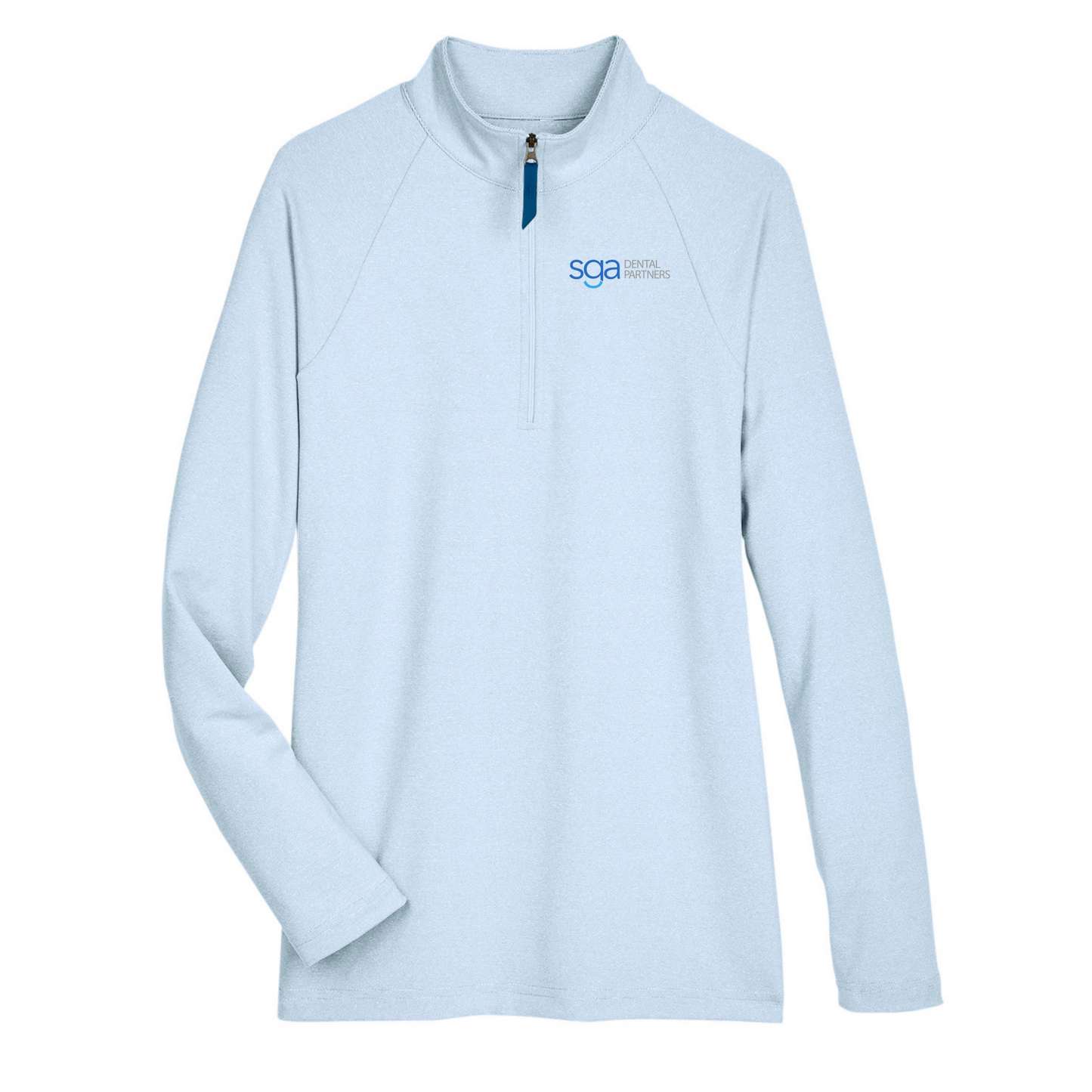 Women's Devon & Jones Peformance Micro-Stripe Quarter-Zip