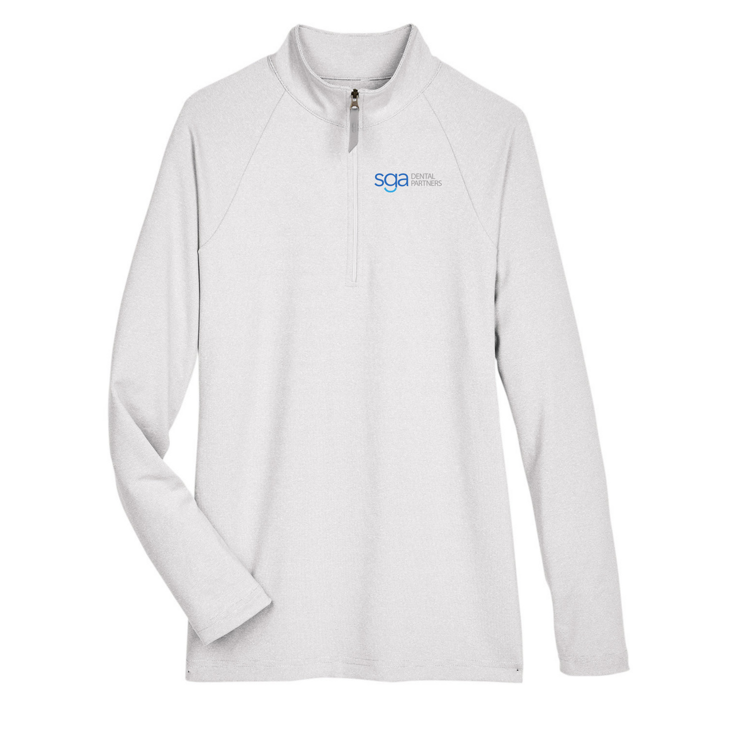 Women's Devon & Jones Peformance Micro-Stripe Quarter-Zip