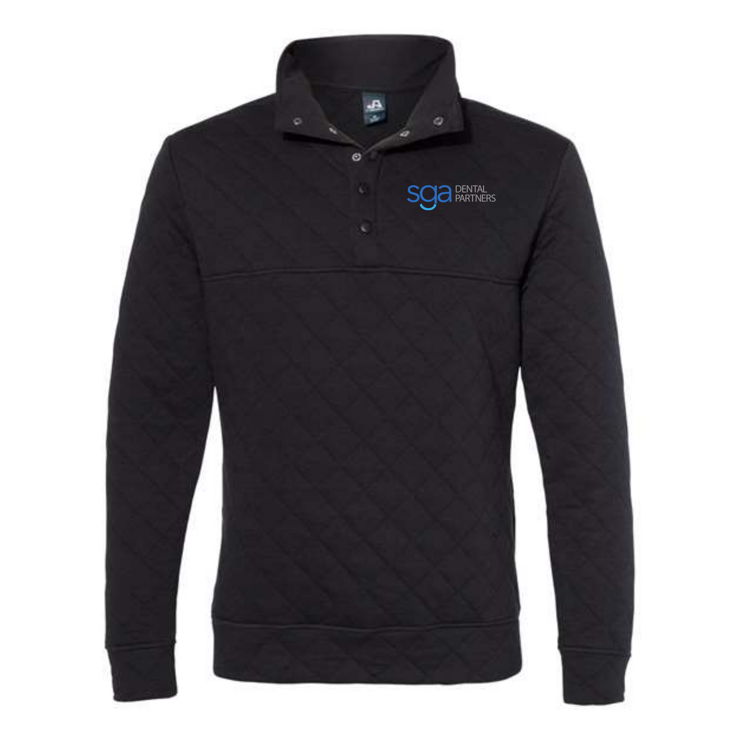 Men's J. America Quilted Snap Pullover