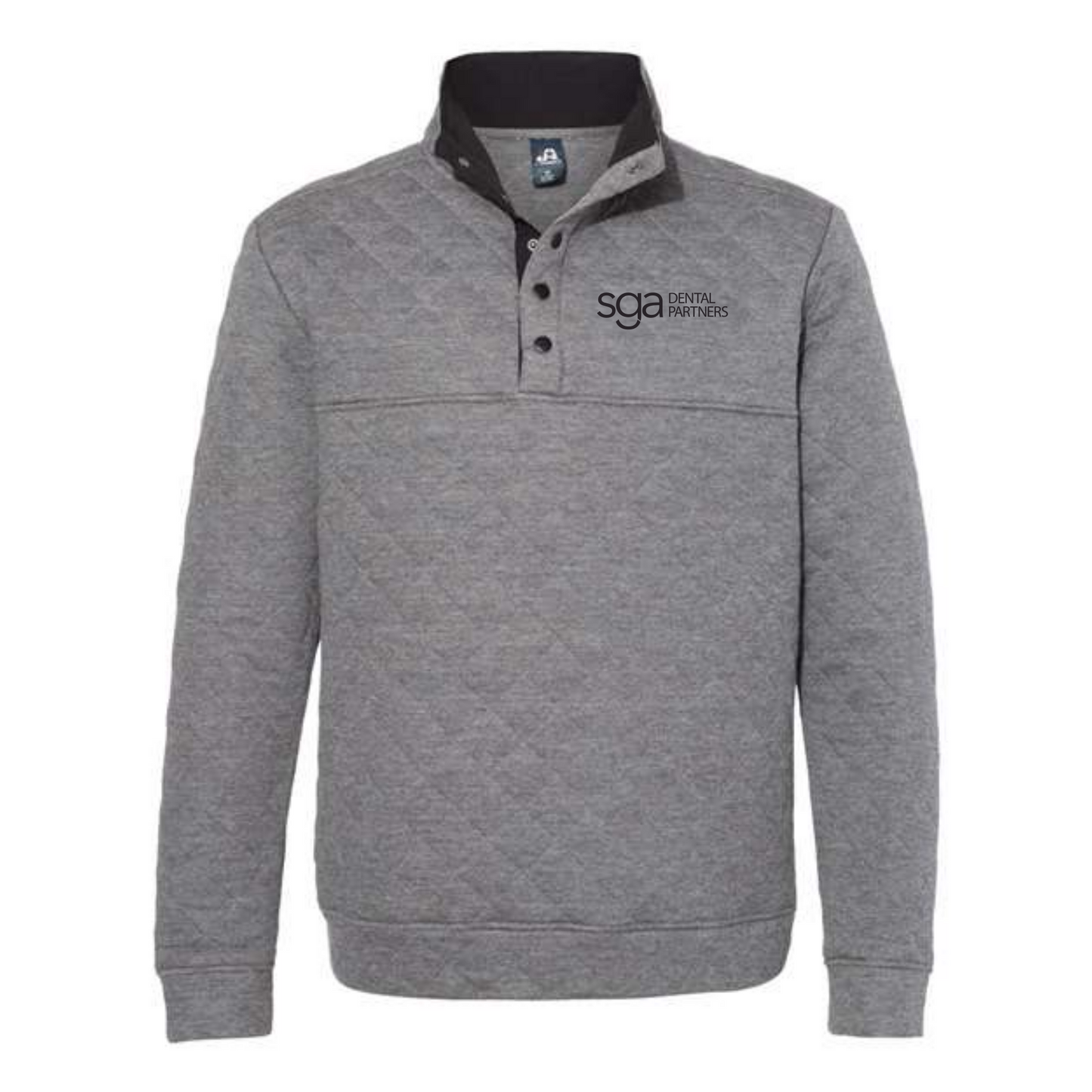 Men's J. America Quilted Snap Pullover
