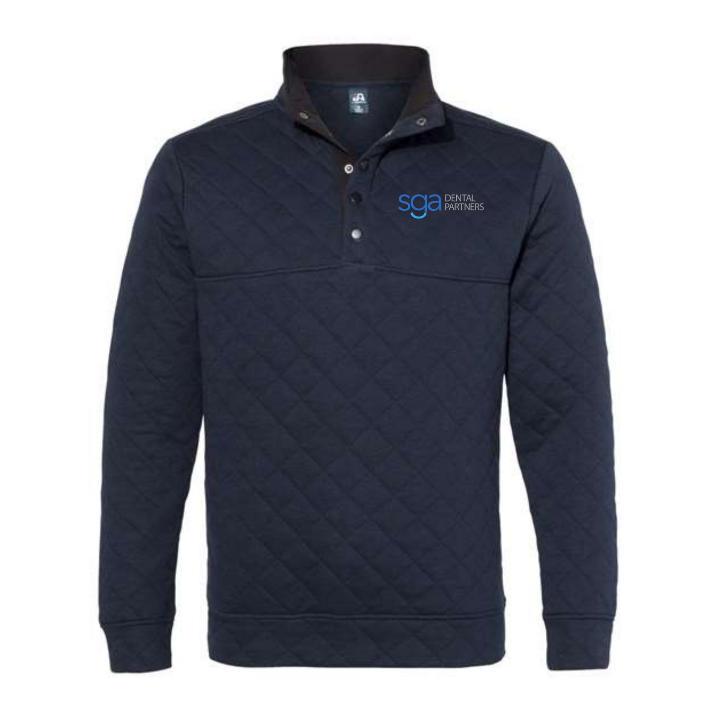 Men's J. America Quilted Snap Pullover