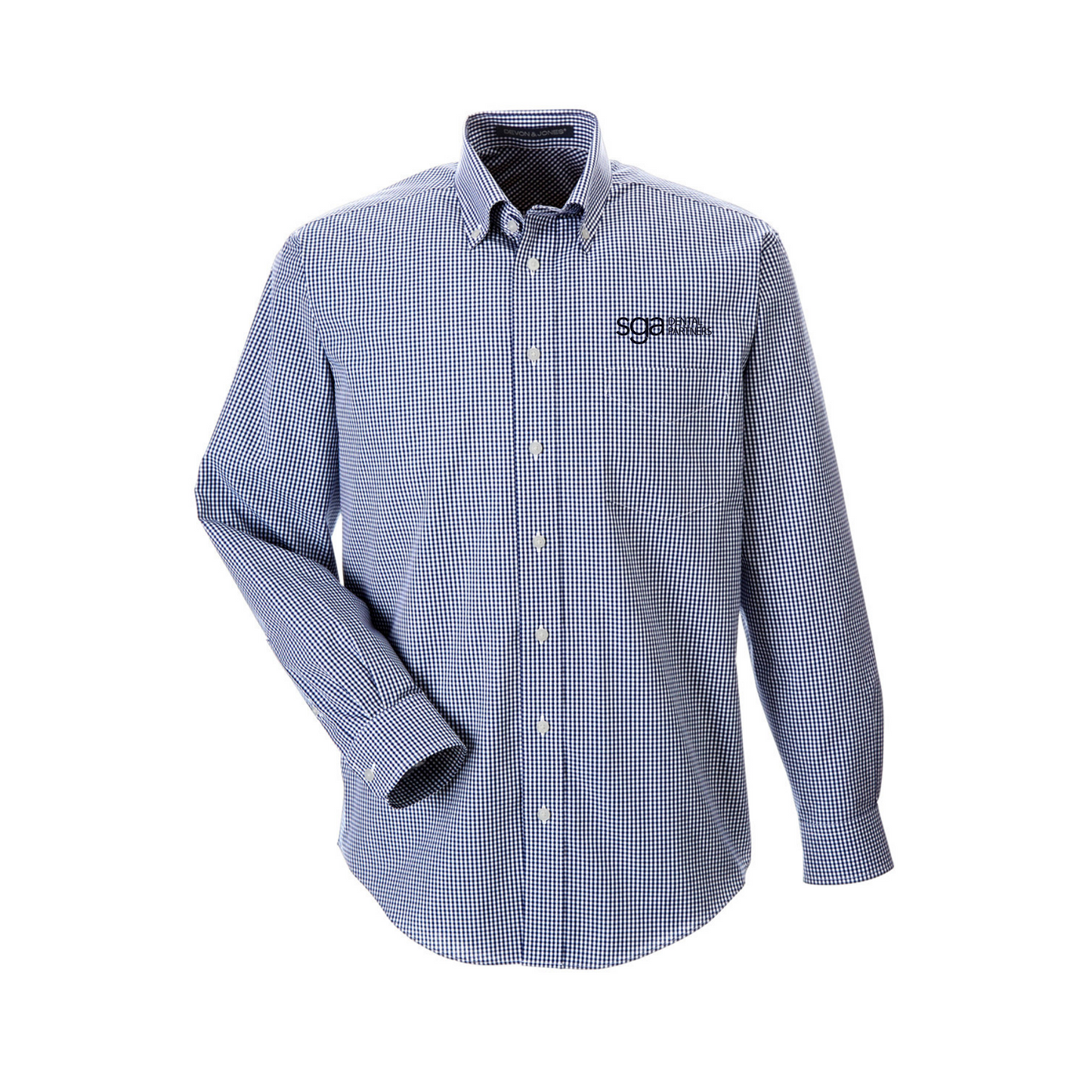 Men's Devon & Jones Gingham Check Woven Shirt