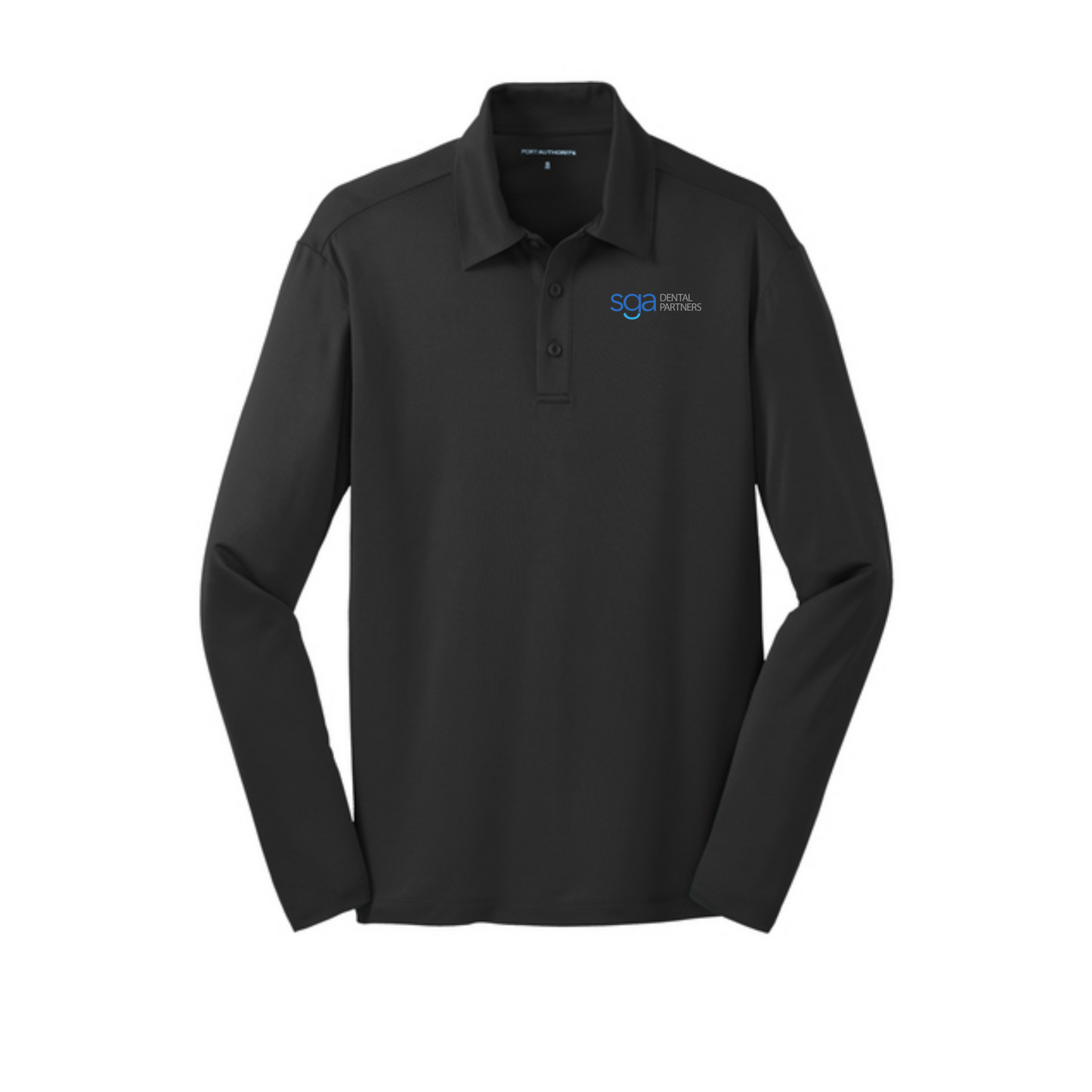 Men's Port Authority Silk Touch Performance Long Sleeve Polo