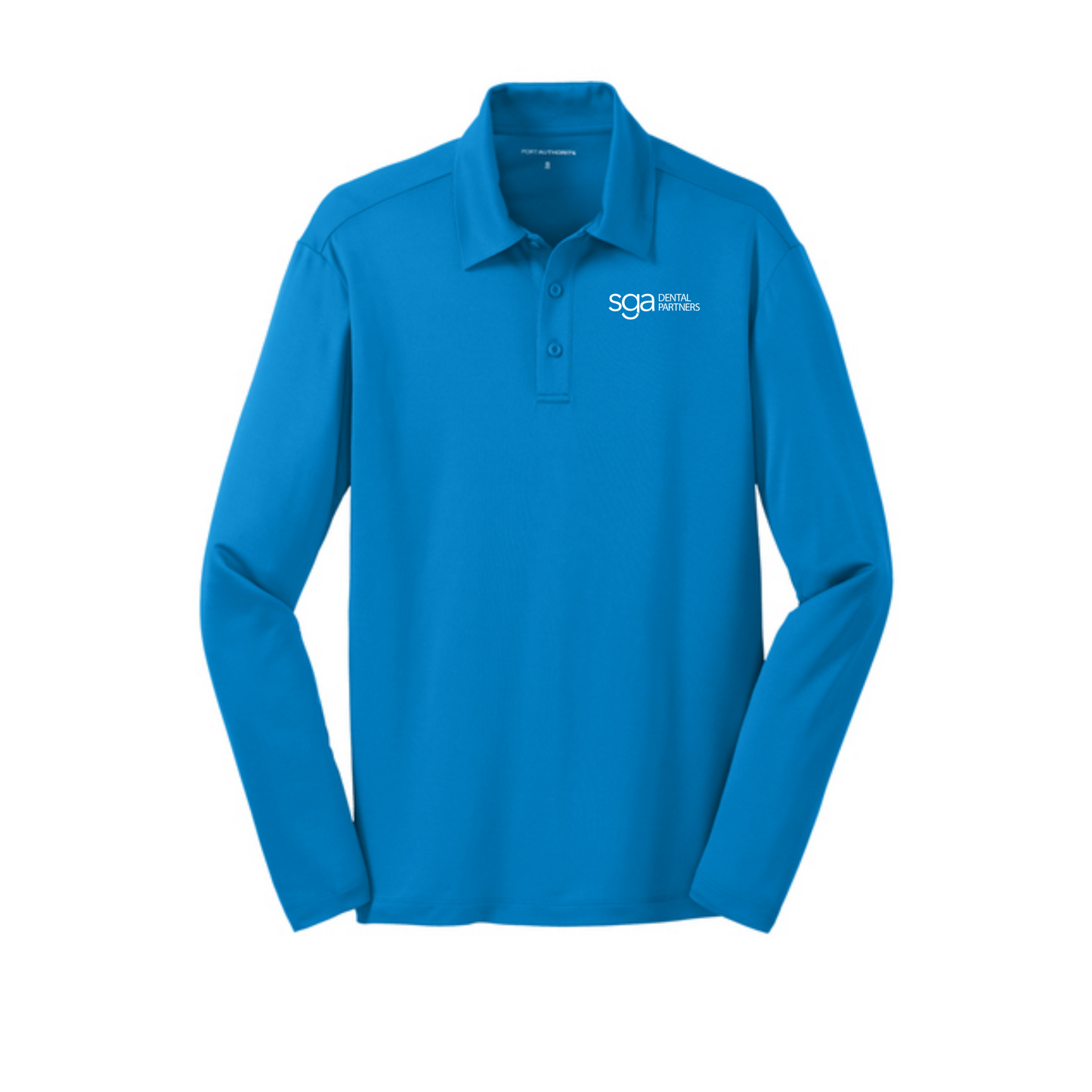 Men's Port Authority Silk Touch Performance Long Sleeve Polo