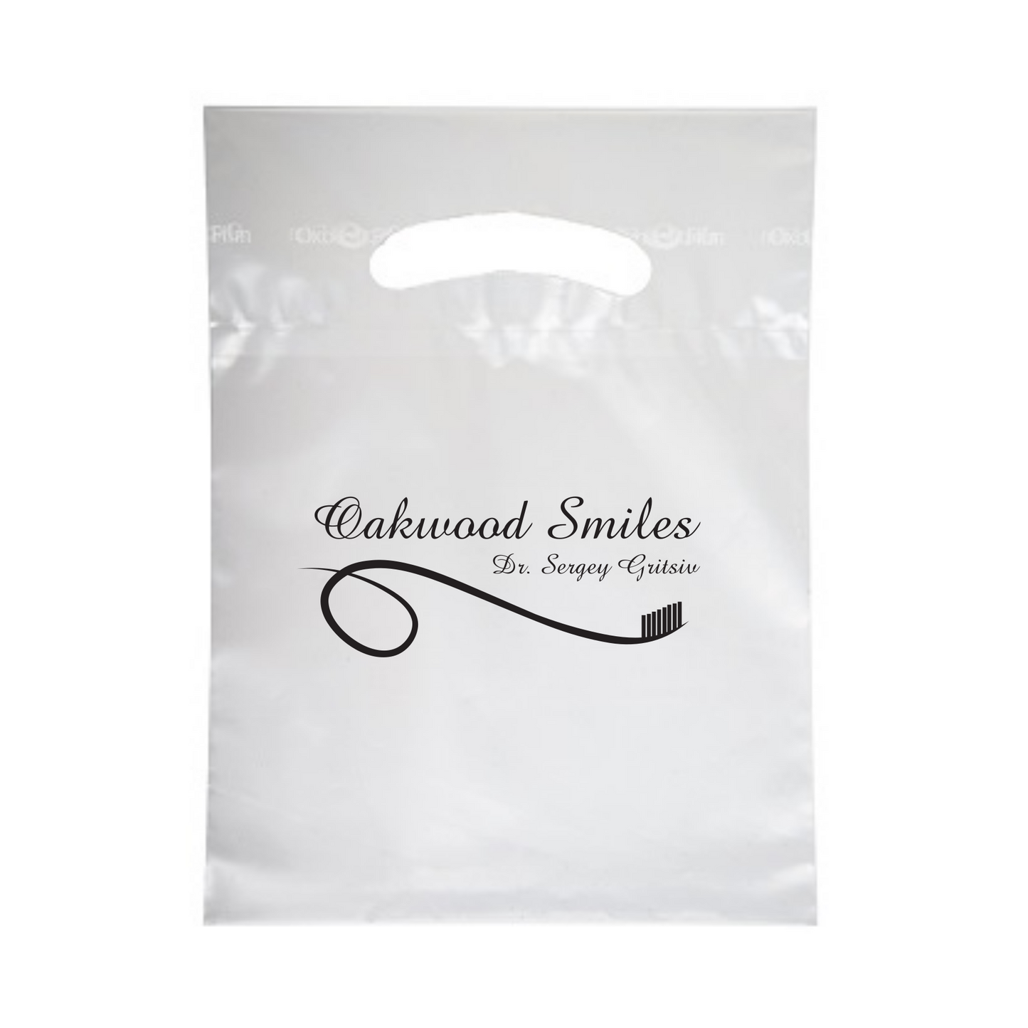 GA Frosted Reusable Die Cut Bag