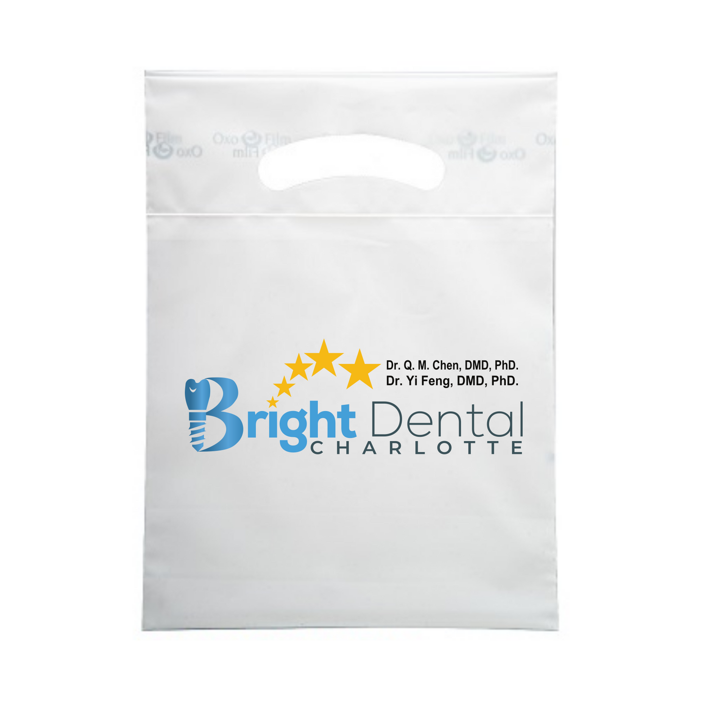 NC Frosted Reusable Die Cut Bag