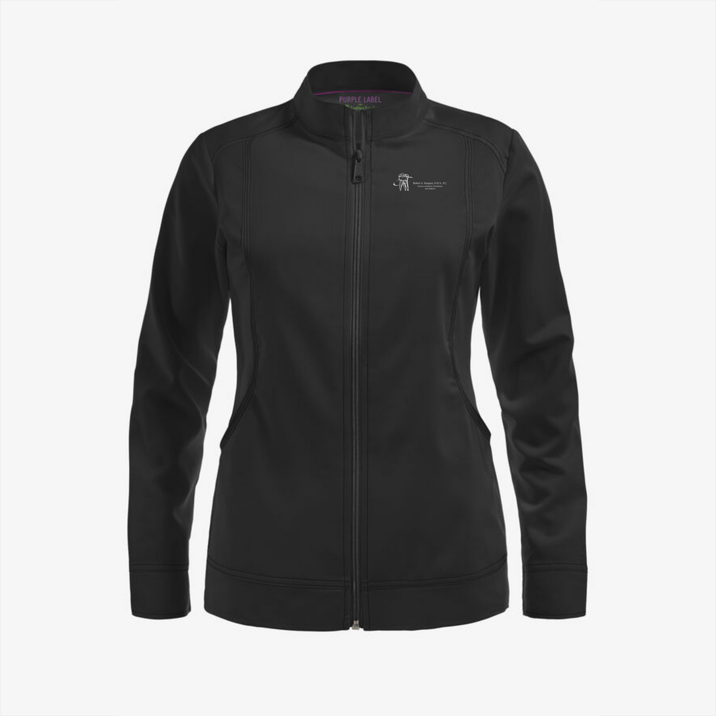 COLUMBUS PERIO Healing Hands Women's Mandarin Collar Scrub Jacket