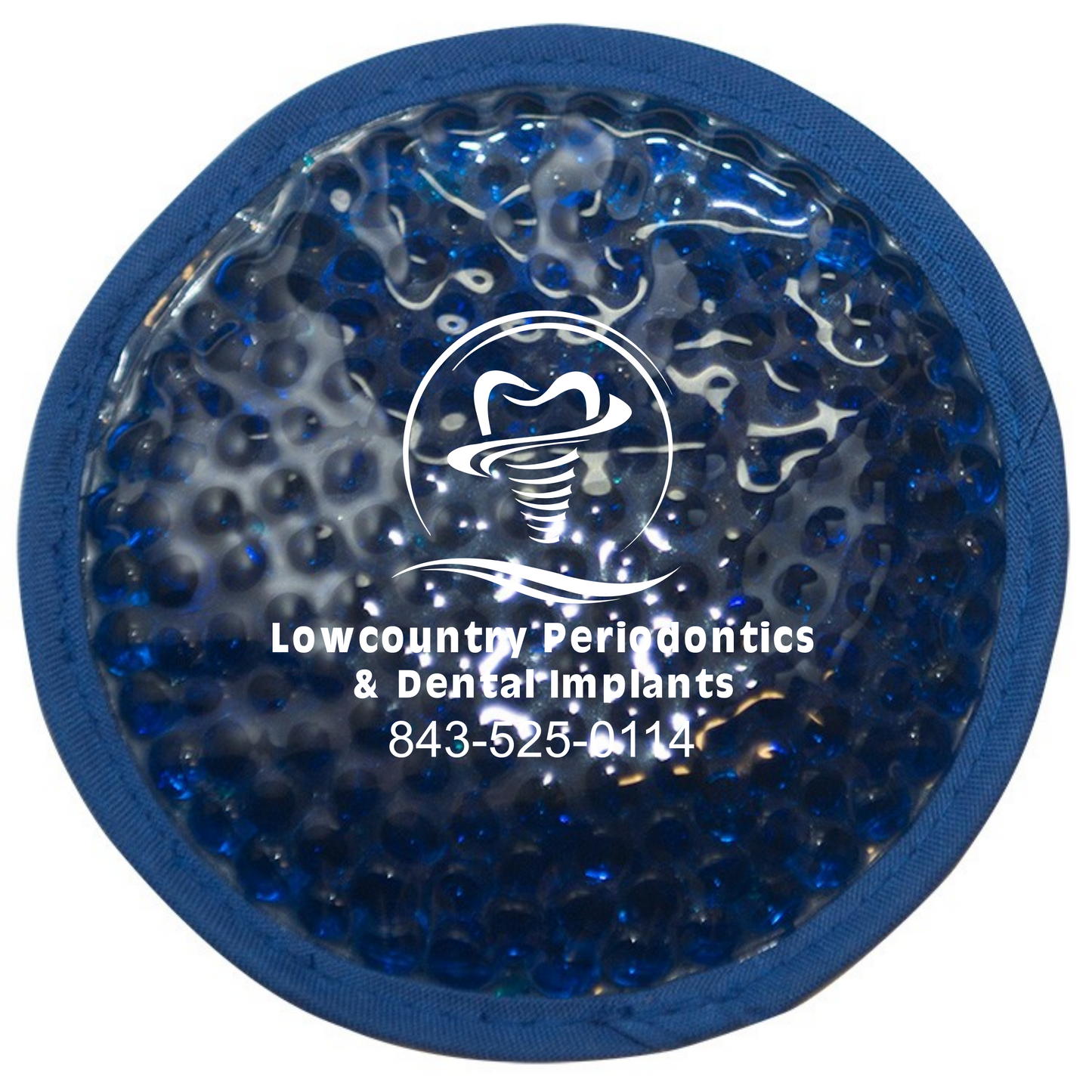 LOWCOUNTRY PERIO Plush Gel Beads Hot/Cold Pack Circle