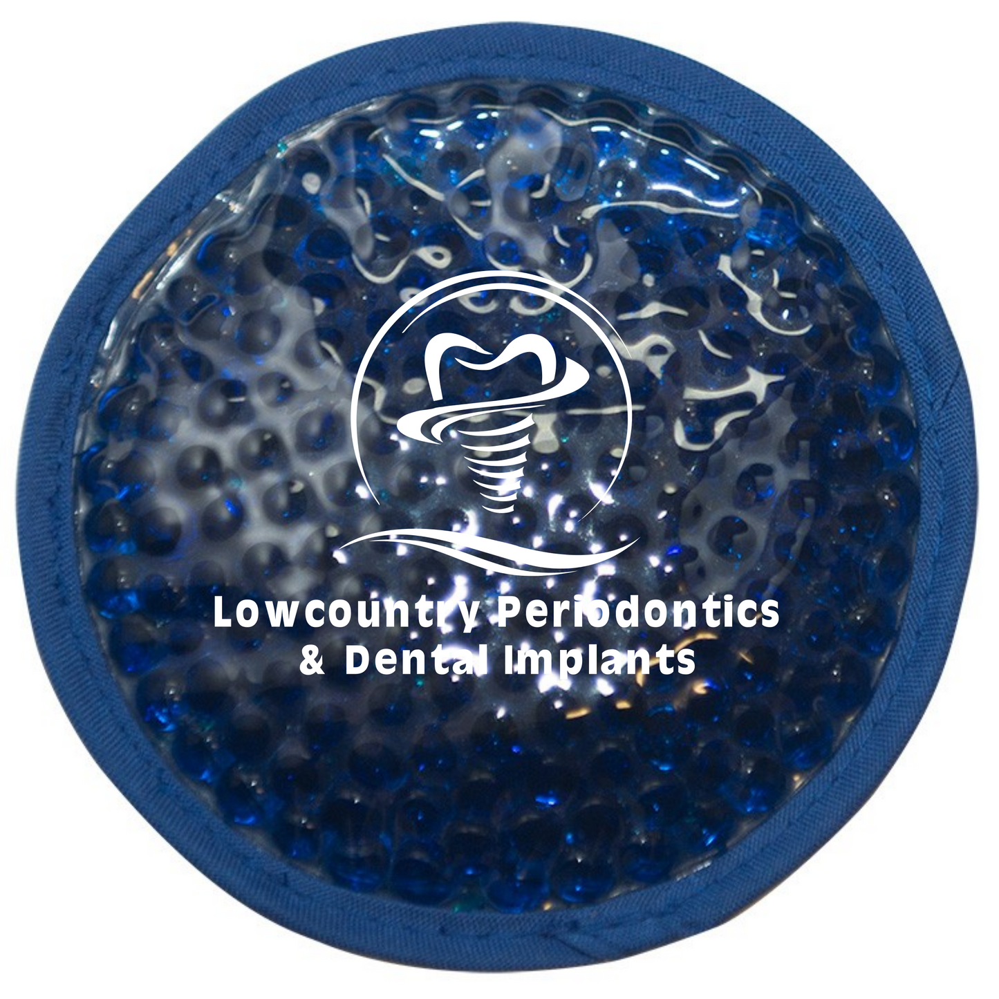 LOWCOUNTRY PERIO Plush Gel Beads Hot/Cold Pack Circle