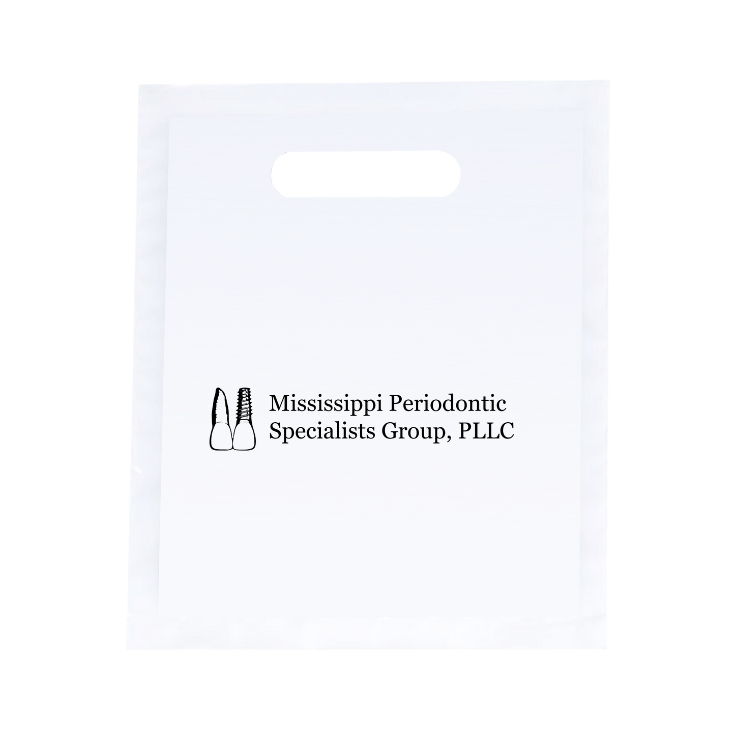 MS PERIO 7.5"W x 9"H Full Color Die Cut Bag