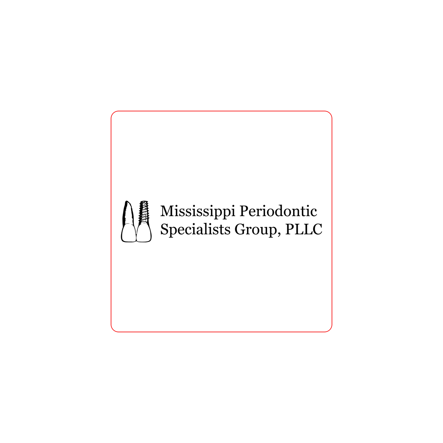 MS PERIO 3"x3" Inside Window Removable Decal