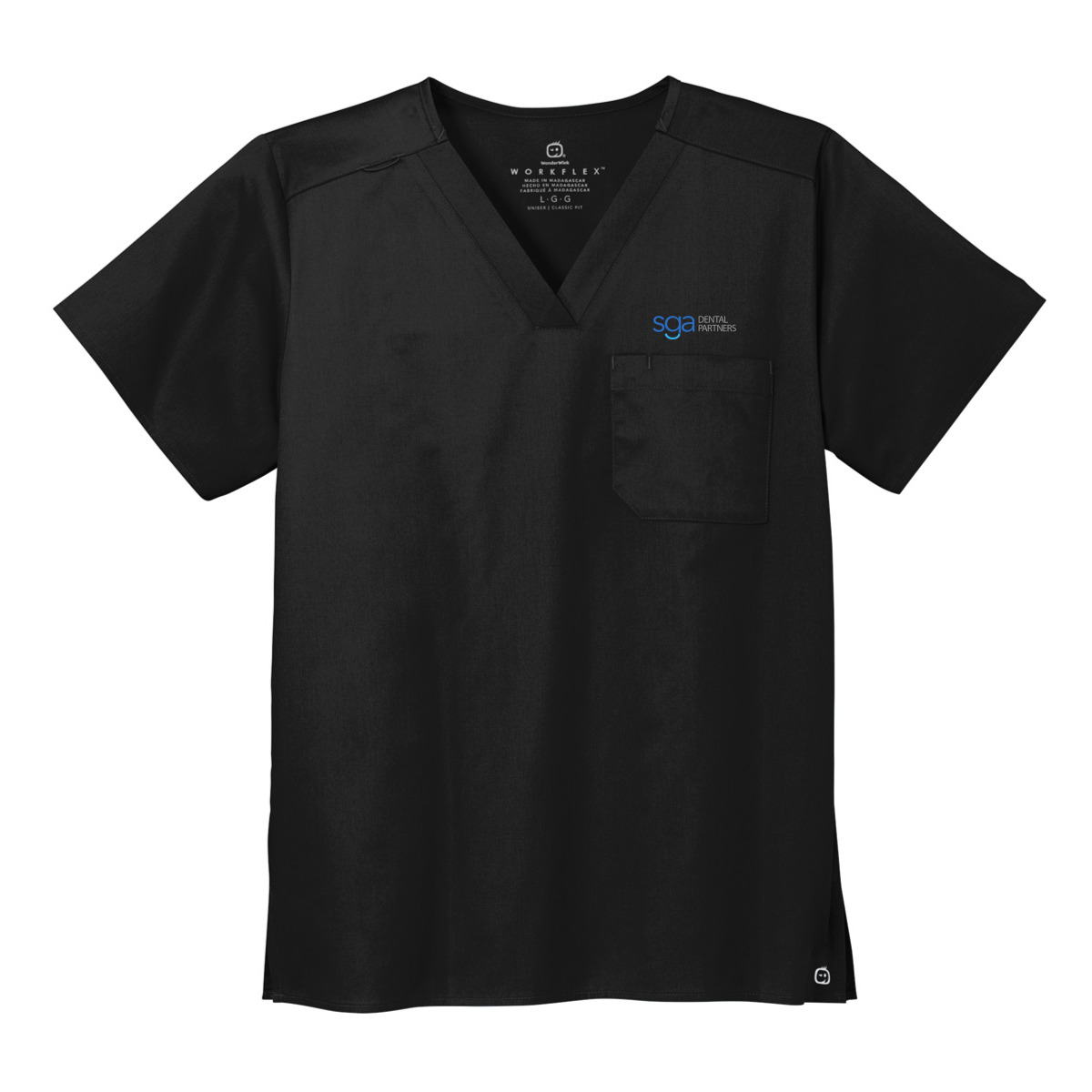 SGA WonderWink® Unisex WorkFlex™ Chest Pocket V-Neck Top
