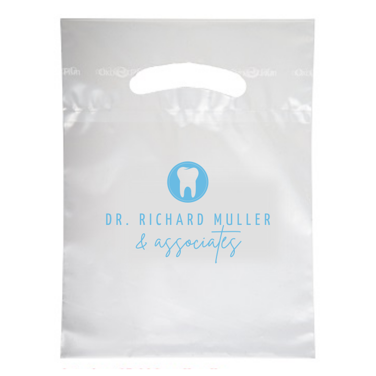 GA Frosted Reusable Die Cut Bag