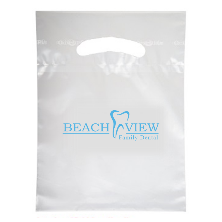 MS Frosted Reusable Die Cut Bag