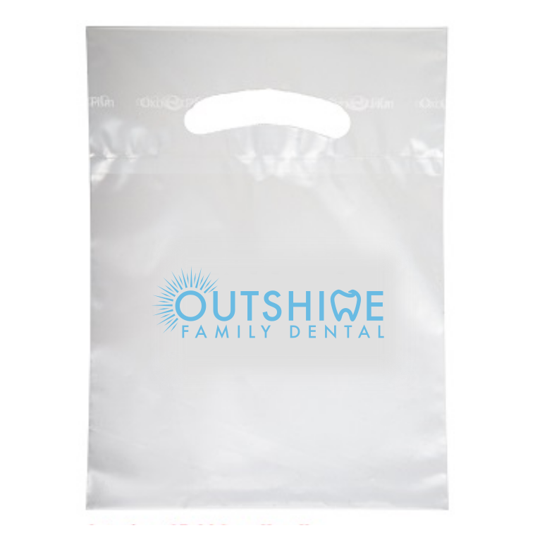 LA Frosted Reusable Die Cut Bag