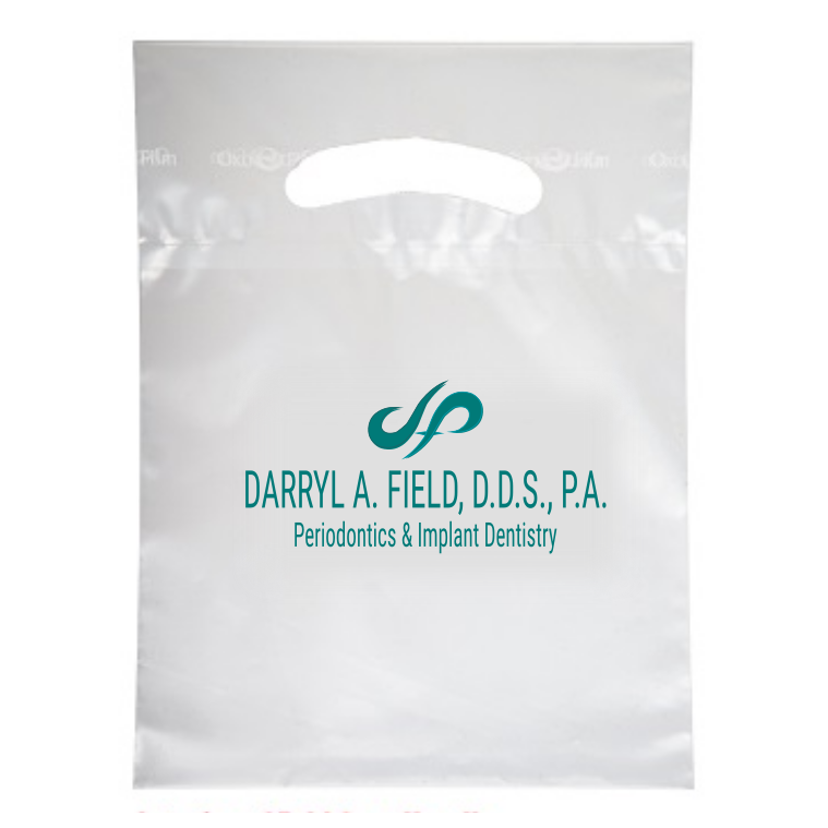 FL Frosted Reusable Die Cut Bag