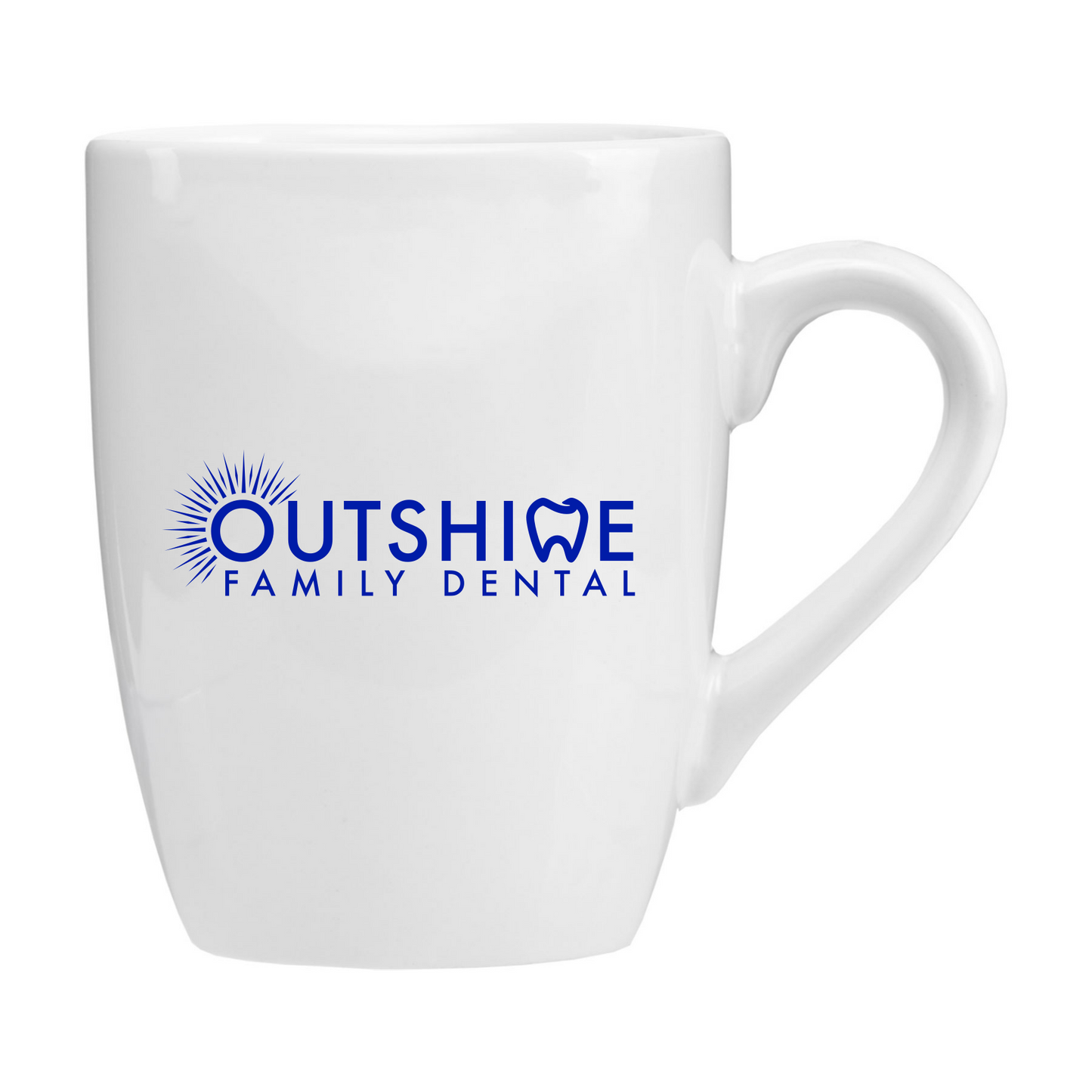 LA 14 Oz Ceramic Bistro Mug