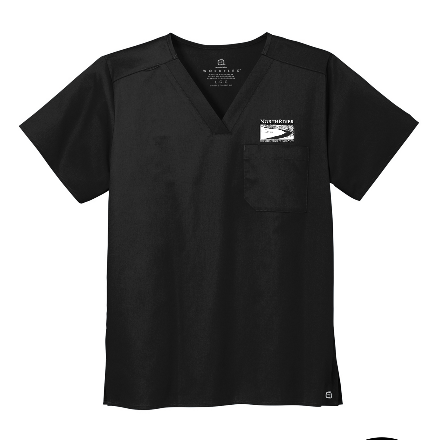 TN WonderWink® Unisex WorkFlex™ Chest Pocket V-Neck Top