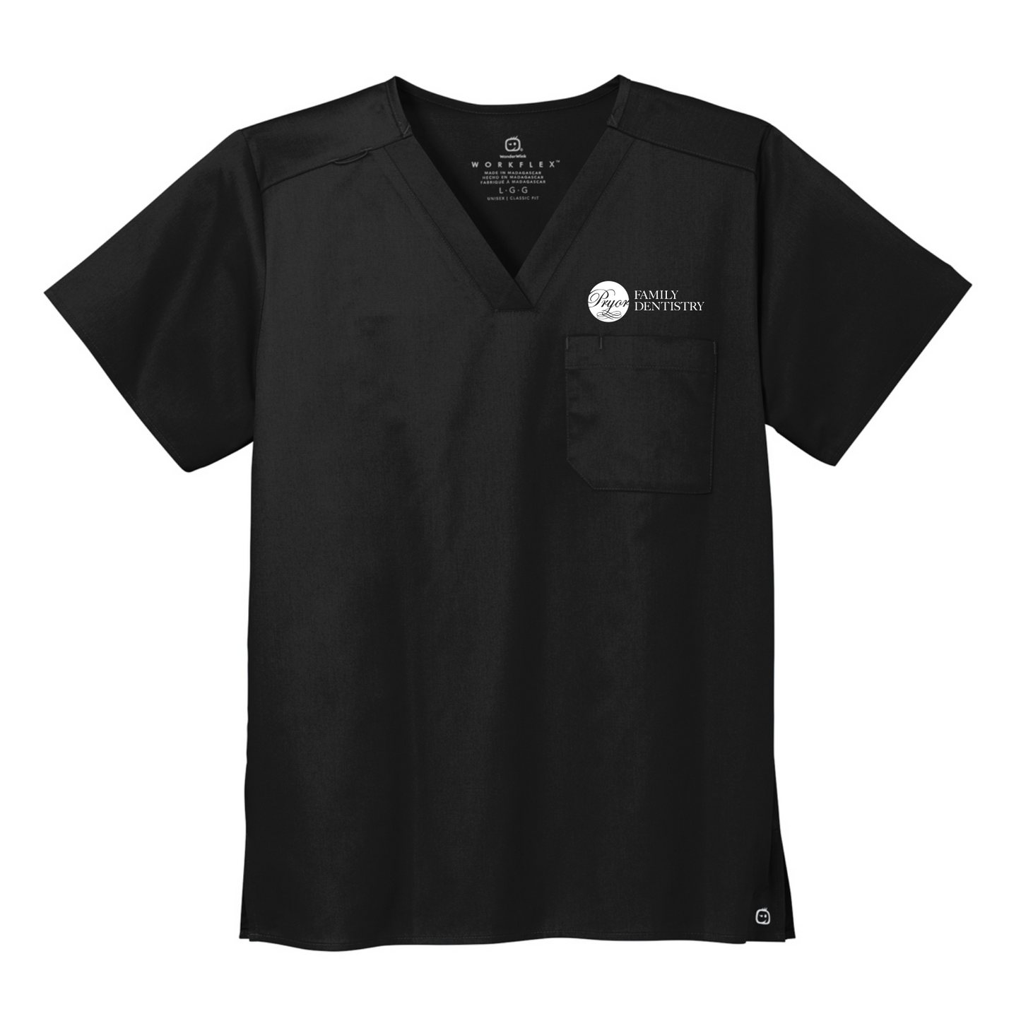 TN WonderWink® Unisex WorkFlex™ Chest Pocket V-Neck Top