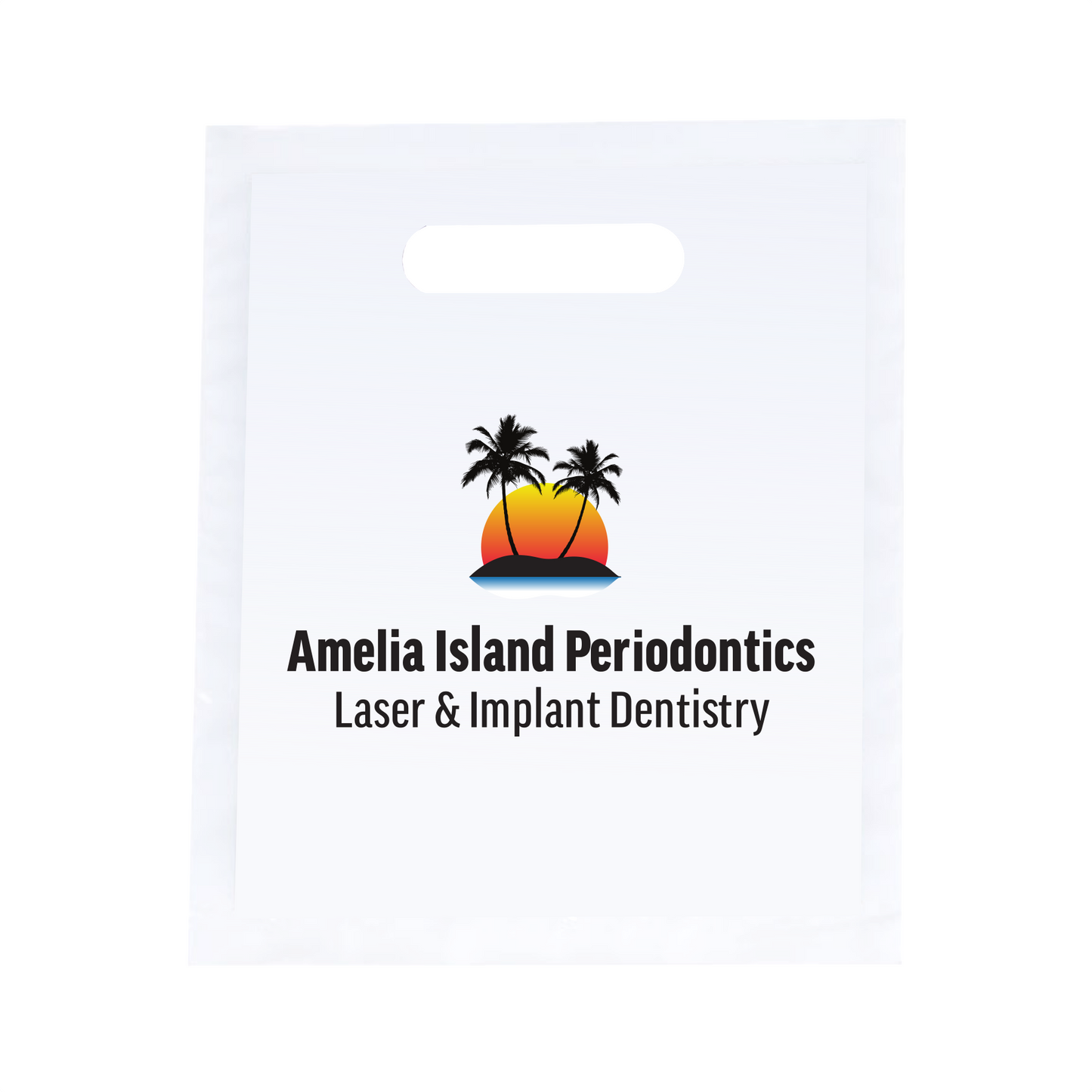 AMELIA ISLAND 7.5"W x 9"H Full Color Die Cut Bag