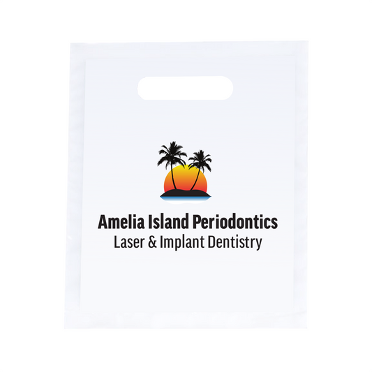 AMELIA ISLAND 7.5"W x 9"H Full Color Die Cut Bag