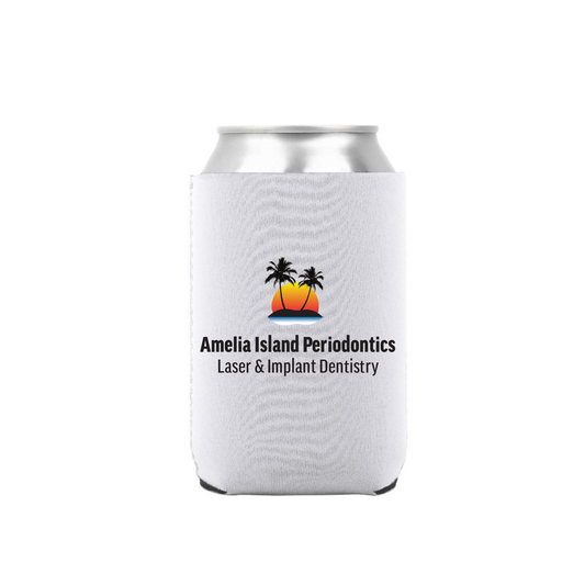 AMELIA ISLAND Collapsible Full Color Neoprene Can Cooler