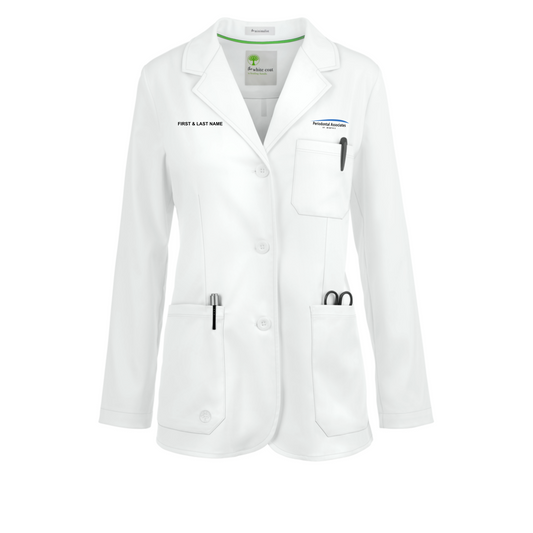 PERIO MEMPHIS Women's Five Pocket 29" Flo Consultation Lab Coat