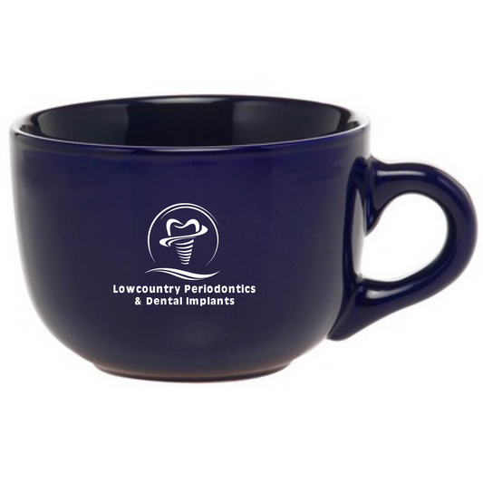 LOWCOUNTRY PERIO 18 Oz Ceramic Cappuccino Soup Mug