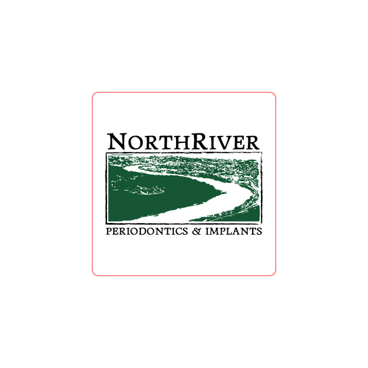 NORTH RIVER PERIO 3"x3" Inside Window Removable Decal