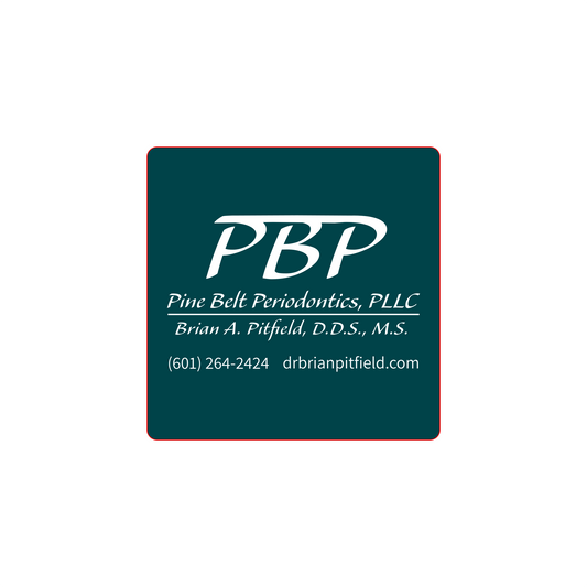 PINE BELT PERIO 3"x3" Inside Window Removable Decal