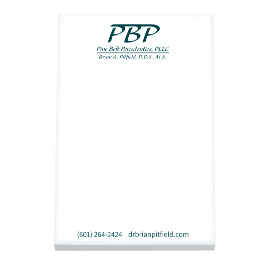 PINE BELT PERIO 6" x 9" Scratch Pad, 50 Sheet