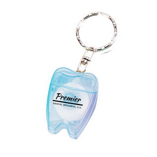 GA Tooth Shaped Floss Keychain