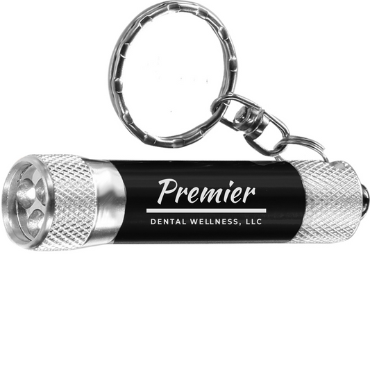 GA 3 LED Aluminum Keychain Flashlight