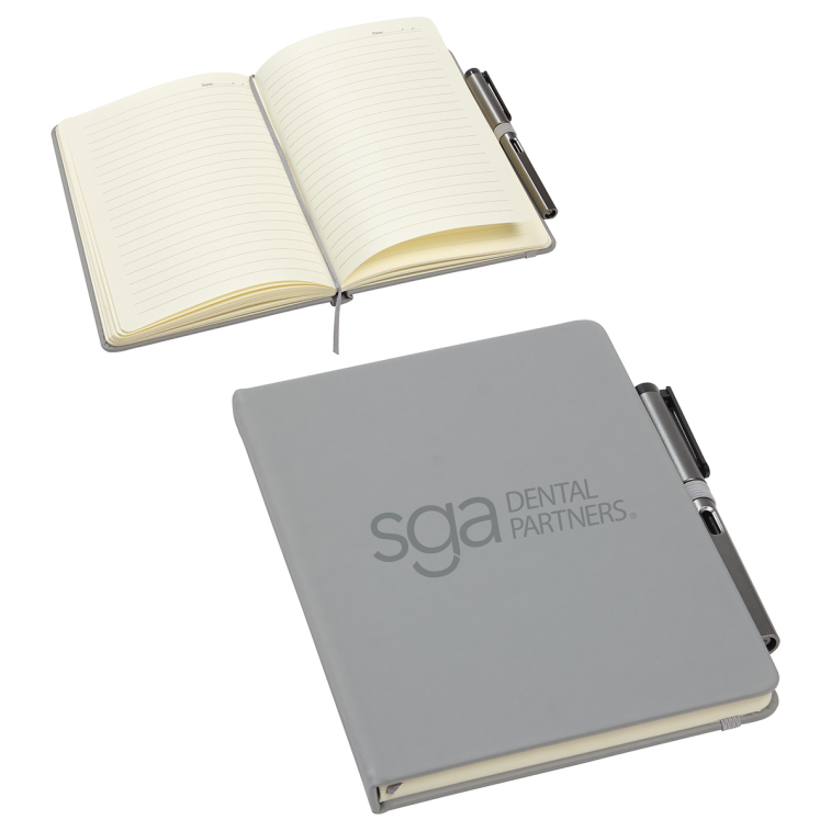 SGA Soft Touch Journal with Matching Color Gel Pen