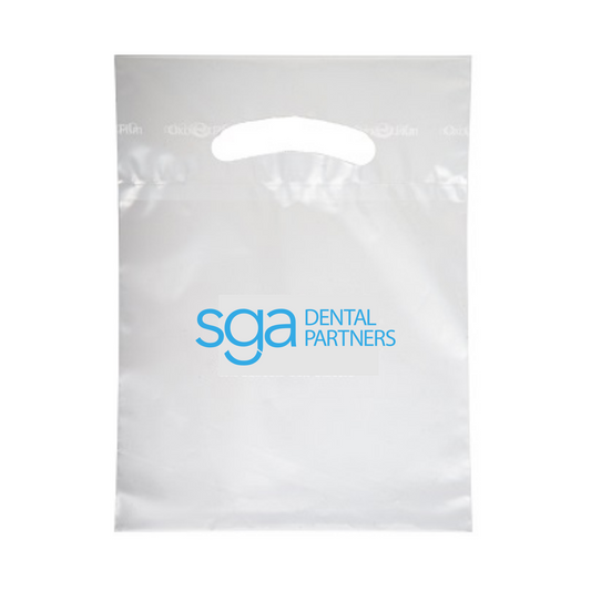 SGA Frosted Reusable Die Cut Bag