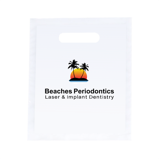 BEACHES PERIO 7.5"W x 9"H Full Color Die Cut Bag
