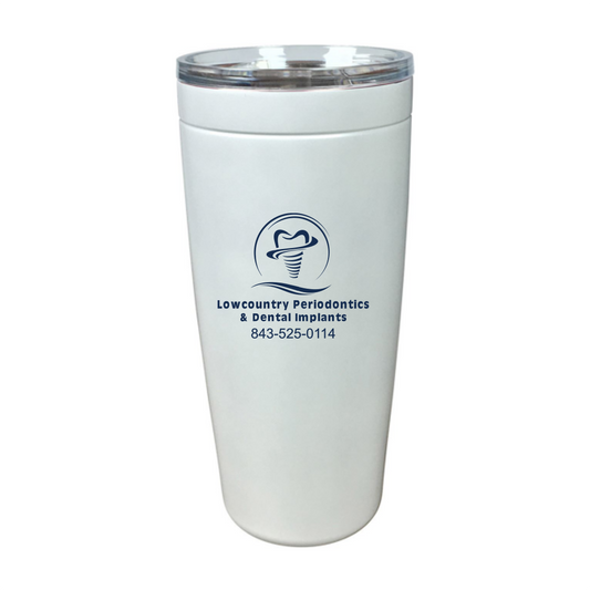 LOWCOUNTRY PERIO 20 Oz Viking Nova Tumbler - White