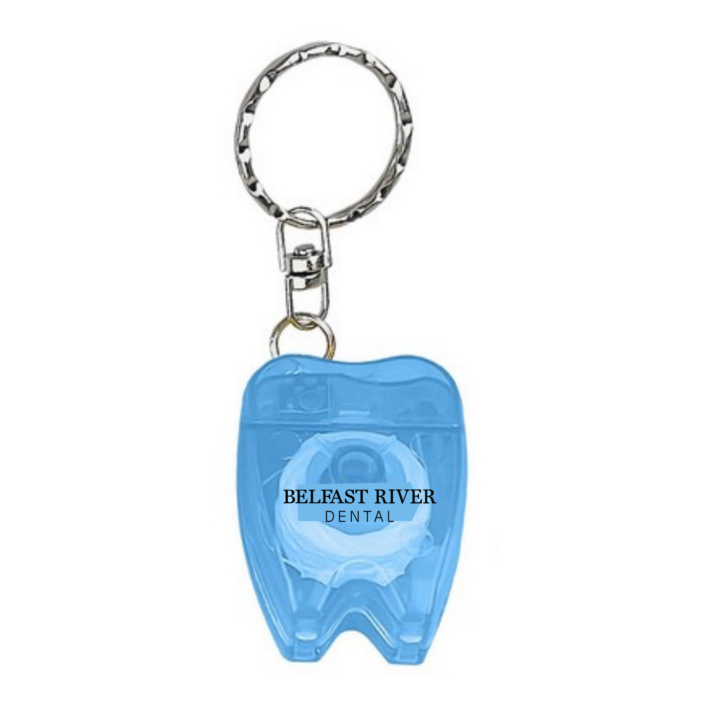 GA Tooth Shaped Floss Keychain