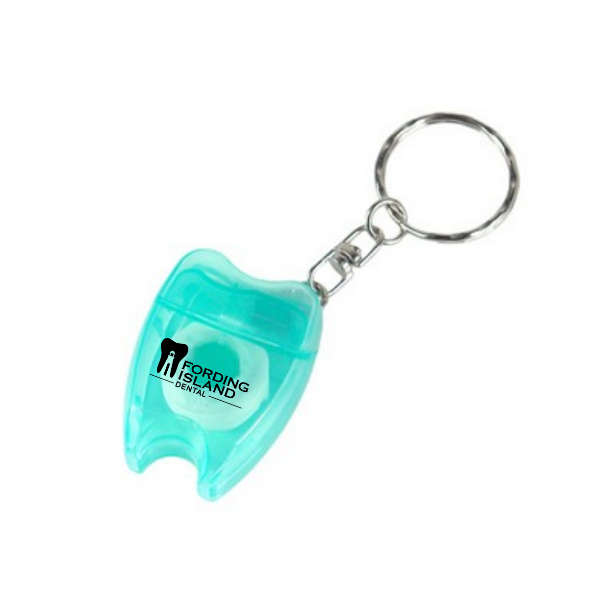 SC Tooth Shaped Floss Keychain