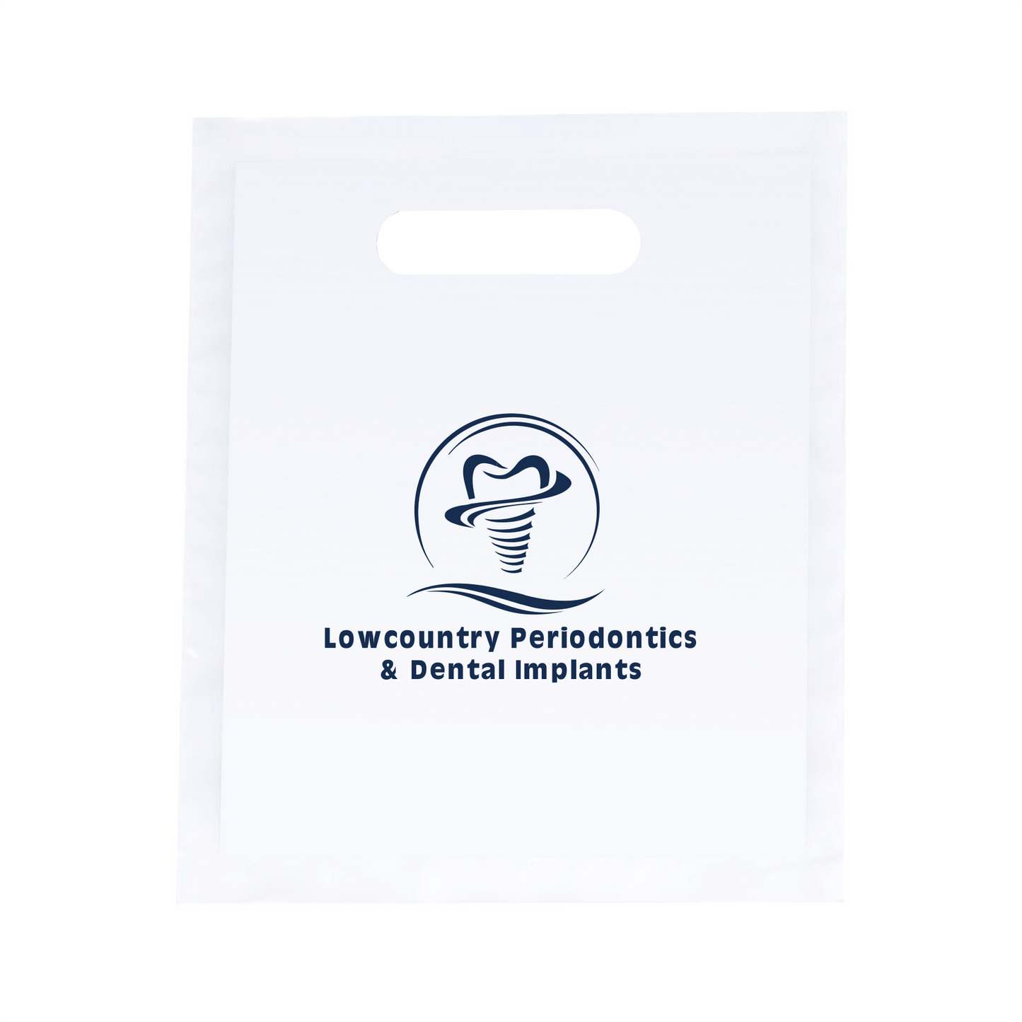 LOWCOUNTRY PERIO 7.5"W x 9"H Full Color Die Cut Bag