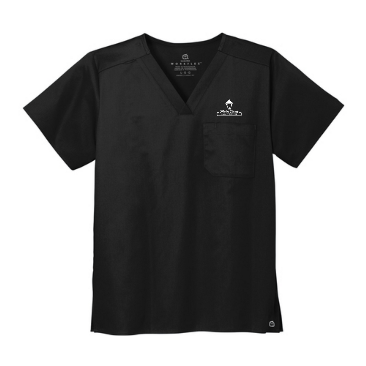 SC WonderWink® Unisex WorkFlex™ Chest Pocket V-Neck Top